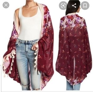Intimately Free People Bali Wrap Blooms Kimono